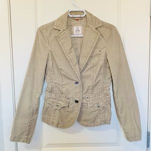 Corduroy Beige Blazer /Jacket